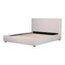 Luzon - King Bed - Light Gray - Moe's Home Collection - Upholstered Beds - Elite Enclave Home