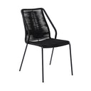3 Piece Round Dining Set With Two Chairs - Gray And Black