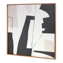 Nostalgia - Framed Painting Warm Palette - White / Dark Gray - Moe's Home Collection - Framed Prints - Elite Enclave Home