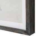 Graphite - Horizon Framed Prints (Set of 3) - Pearl Silver