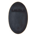 Ellis - Beaded Oval Mirror - Brass