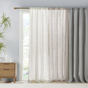 Kyler - Linen Blend Light Filtering Curtain Panel Pair - White - Madison Park - Curtains & Drapes - Elite Enclave Home
