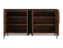 Black Verona - 4-Door Console - Deep Forest Brown