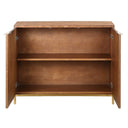 Jethro - Burl 2 Door Cabinet - Woodtone