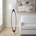 Sonic - Open Oval Floor Lamp - Bronze - Uttermost - Floor Lamps - Elite Enclave Home