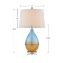 Cortina - Table Lamp (Set of 2) - Blue - 510 Design - Lamp Sets - Elite Enclave Home