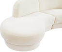 Rosa - Sectional - Meridian Furniture - Stationary Sectionals - Elite Enclave Home