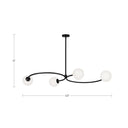 Cedric - Pendant Lamp - White / Black - Moe's Home Collection - Pendant Lighting - Elite Enclave Home