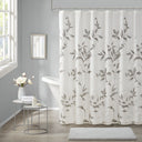 Cecily - 72" Burnout Printed Shower Curtain - Gray - Madison Park - Shower Curtains - Elite Enclave Home