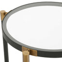 Chadid - Round Glass Table - Uttermost - Side Tables - Elite Enclave Home