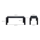 Post - Small Dining Table - Black Oak - Moe's Home Collection - Dining Tables - Elite Enclave Home