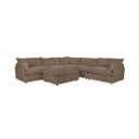 Caplan - 6 Piece Modular Sectional With Ottoman - Classic Home - 2 Piece Living Room Sets - Elite Enclave Home