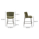 Early - Counter Stool - Green - Moe's Home Collection - Counter Height (24" - 27") - Elite Enclave Home