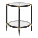 Chadid - Round Glass Table - Uttermost - Side Tables - Elite Enclave Home