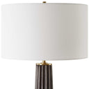 Forage - Dark Scalloped Table Lamp
