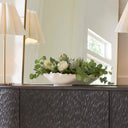 Protea Blooms - Bowl Centerpiece - Green / White - Uttermost - Plants - Elite Enclave Home