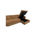 Burrow - Sleeper Sectional With Right Storage Chaise - Ginger - Moe's Home Collection - Sleeper Sectionals - Elite Enclave Home