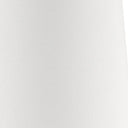 Metal Bedside Table Lamp With Shade - White