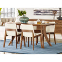 Florence - Small Rectangular Dining Table - Walnut - Moe's Home Collection - Dining Tables - Elite Enclave Home