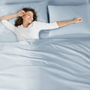 Microfiber - All Season Soft Touch Queen Sheet Set - Blue