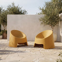 Nolla - Outdoor Accent Chair (Set of 2) - Yellow - Moe's Home Collection - Chair Sets - Elite Enclave Home