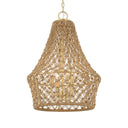 Macrame - 4 Light Rope Pendant - Light Brown - Uttermost - Pendant Lighting- Elite Enclave Home