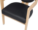 Carlyle - Dining Chair With Natural Frame - Meridian Furniture - Arm Chairs - Elite Enclave Home