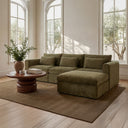 Swift - Slipper Chair - Dark Green - Moe's Home Collection - Stationary Chairs - Elite Enclave Home