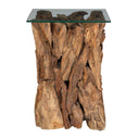 Rozel - Teak Wood End Table - Light Brown - Uttermost - End Tables- Elite Enclave Home