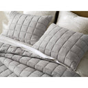 100% Linen - King/California King Linen Garment Washed Quilt Set - Gray - Harbor House - Quilts & Shams - Elite Enclave Home