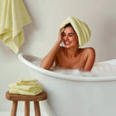800GSM - 8 Piece Antimicrobial Towel Set - Yellow - Madison Park Signature - Towel Sets - Elite Enclave Home