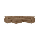 Caplan - 6 Piece Modular Sectional With Ottoman - Classic Home - 2 Piece Living Room Sets - Elite Enclave Home