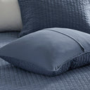 Keaton - Twin Reversible Coverlet Set - Navy