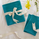 Cotton Blend Jersey Knit - Queen All Season Sheet Set - Teal