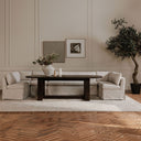 Fable - Slipcover Dining Chair And Half - Beige - Moe's Home Collection - Side Chairs - Elite Enclave Home