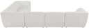 Miramar - 6 Piece Modular Sectional - Meridian Furniture - Stationary Sectionals - Elite Enclave Home