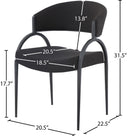 Privet - Dining Chair (Set of 2) - Meridian Furniture - Chair Sets - Elite Enclave Home