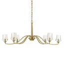 Barcelona - 6 Light Brass Chandelier - Gold