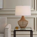 Samori - Rattan Table Lamp - Woodtone