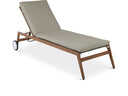 Maui Water-Resistant Outdoor Patio Lounger – aluminum frame with water-resistant mesh cushions in white or gray