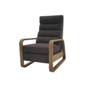 Jordan - Framed Push Back Recliner - Gray - Chapel Hill - Reclining Chairs - Elite Enclave Home