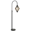 Traditional Shaped Floor Lamp - Black - HomeRoots - Floor Lamps - Elite Enclave Home