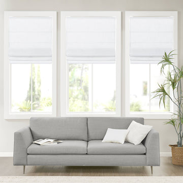 Kyler - Blend Light Filtering Cordless Roman Shade - White