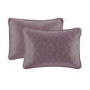 Quebec - Reversible Coverlet Set - Purple
