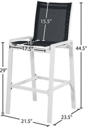 Nizuc - Outdoor Barstool (Set of 2) - Meridian Furniture - Stool Sets- Elite Enclave Home