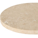 Feranno - Travertine Accent Table - Brass - Uttermost - Accent Tables - Elite Enclave Home