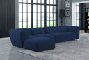 Miramar - 5 Piece Modular Sectional - Meridian Furniture - Stationary Sectionals - Elite Enclave Home