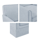 Paula - Slipcover Accent Armchair - Light Blue - 510 Design - Arm Chairs - Elite Enclave Home