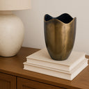 Athena - Cast Aluminum Vase - Antique Brass - Moe's Home Collection - Vases & Jars - Elite Enclave Home
