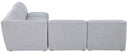 Miramar - 5 Piece Modular Sectional - Meridian Furniture - Stationary Sectionals - Elite Enclave Home